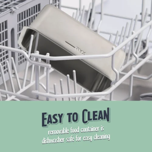 Nostalgia 32 Oz. Portable Heated Lunch Box -Nostalgia Food NLB4SG 06 Dishwasher scaled