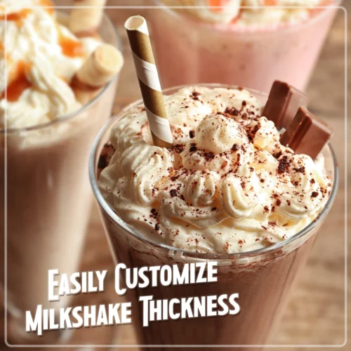 2-Speed Milkshake Maker And Drink Mixer -Nostalgia Food NMLKS100BL feature 02 scaled