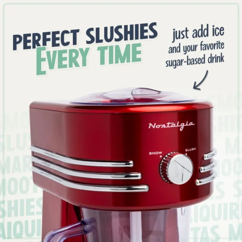 Retro 40-Ounce Frozen Beverage Station -Nostalgia Food NRFBS40RR feature 04