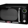 Retro 0.7 Cubic Foot 700-Watt Countertop Microwave Oven - Black
