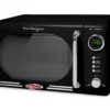 Retro 0.7 Cubic Foot 700-Watt Countertop Microwave Oven - Black