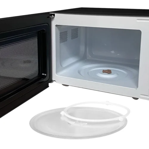 Retro 0.7 Cubic Foot 700-Watt Countertop Microwave Oven - Black -Nostalgia Food NRMO7BK 02