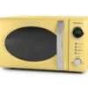 Retro 0.7 Cubic Foot 700-Watt Countertop Microwave Oven - Yellow