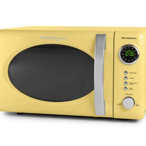 Retro 0.7 Cubic Foot 700-Watt Countertop Microwave Oven - Yellow