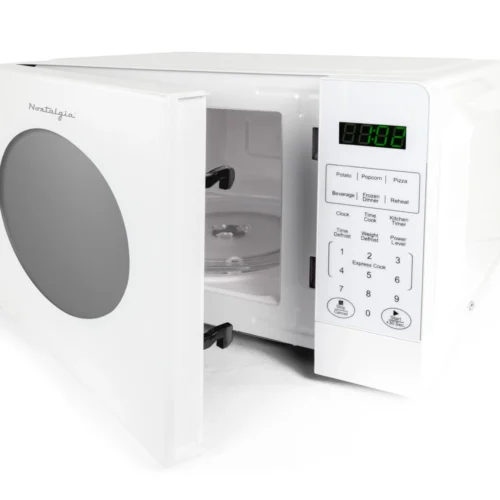 Retro 0.7 Cubic Foot Countertop Microwave Oven -Nostalgia Food NRMOGZ7WH6A 04 scaled