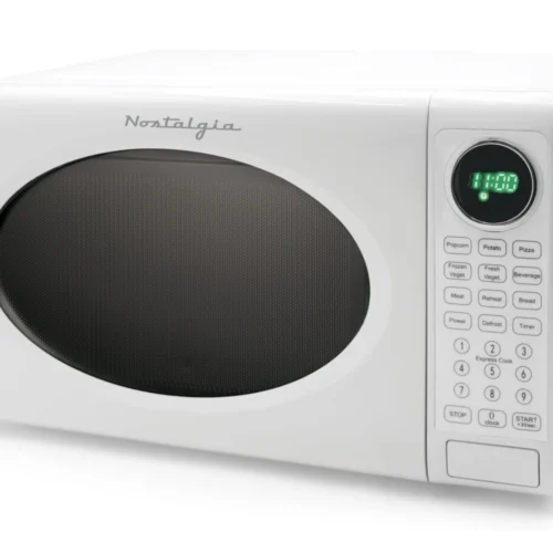 Retro 0.7 Cu Ft Retro Microwave + Accessory Bundle