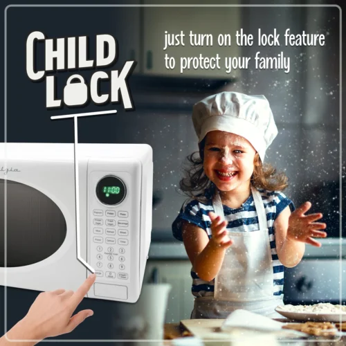 Retro 0.7 Cu Ft Retro Microwave + Accessory Bundle -Nostalgia Food NRMOPMAC7WH6A feature 04 scaled