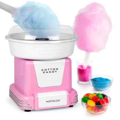 Hard & Sugar-Free Candy Cotton Candy Maker, Pink
