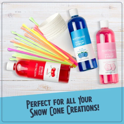 Snow Cone Party Station -Nostalgia Food NSC7BL feature 06 scaled