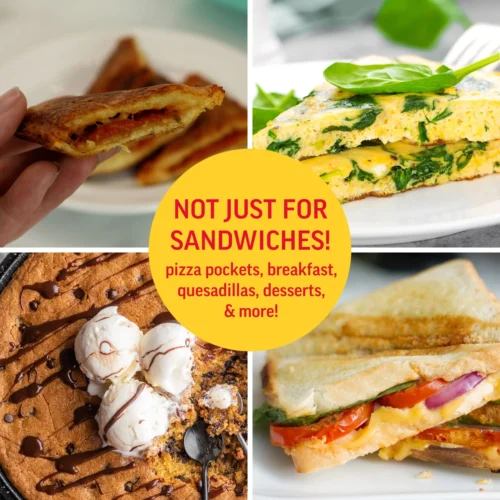 Oscar Mayer Sandwich Maker With Beverage Cooler Bag -Nostalgia Food OMBCSNDM5YW 04 food scaled