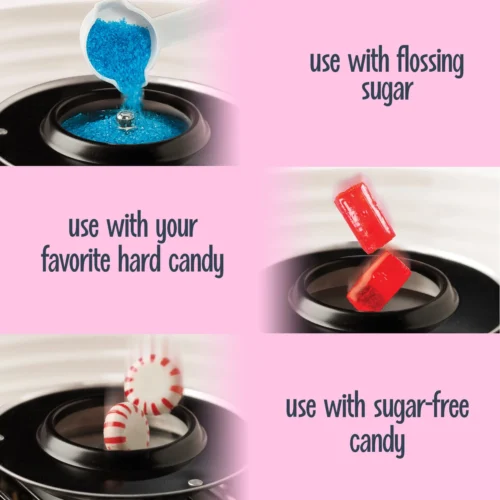 Vintage Hard & Sugar-Free Candy Original Cotton Candy Maker -Nostalgia Food PCM306PK 04 options 1c71aff5 aee5 4abe b9ad e586ceb59713 scaled