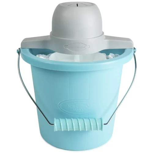 4-Quart Electric Ice Cream Maker With Easy-Carry Handle
