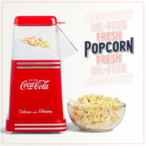 Coca-Cola® 8-Cup Hot Air Popcorn Maker 12 Coca-Cola® 8-Cup Hot Air Popcorn Maker -Nostalgia Food RHP310COKE 04 AirPopper B0088Q21P0 scaled