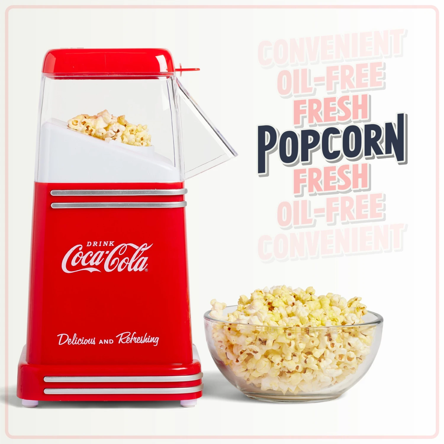 Coca-Cola® 8-Cup Hot Air Popcorn Maker 6 Coca-Cola® 8-Cup Hot Air Popcorn Maker - Image 6