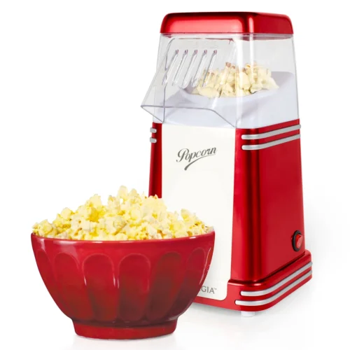 Retro 8-Cup Hot Air Popcorn Maker