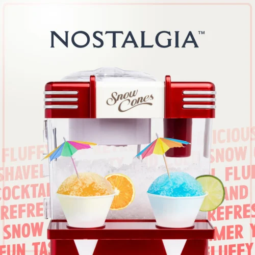 Retro Snow Cone Maker -Nostalgia Food RSM602 04snowcone