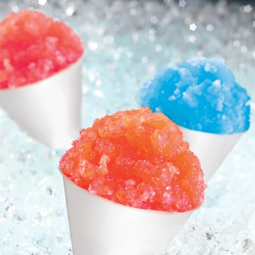 Premium 16-Ounce Snow Cone Syrups, Cups And Spoon-Straws Party Kit -Nostalgia Food SCK3 Image5