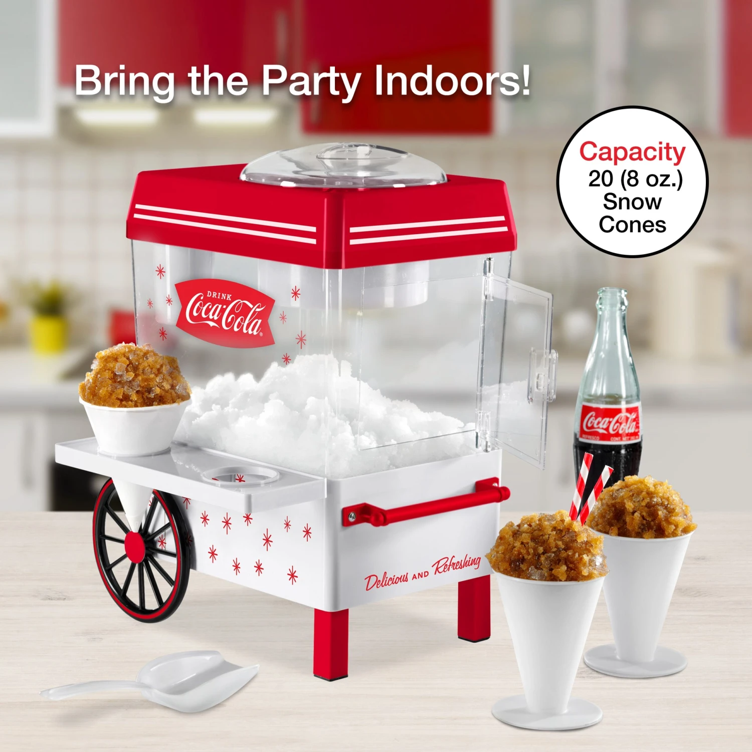 Coca-Cola® Countertop Snow Cone Maker 2 Coca-Cola® Countertop Snow Cone Maker - Image 2
