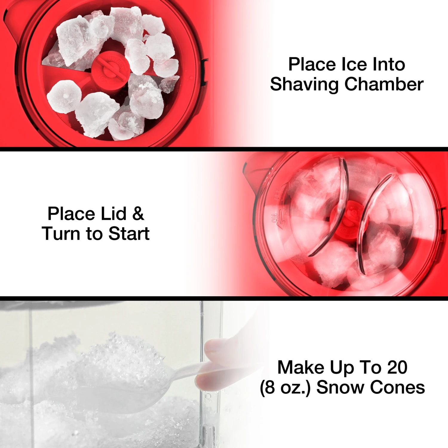 Coca-Cola® Countertop Snow Cone Maker 3 Coca-Cola® Countertop Snow Cone Maker - Image 3