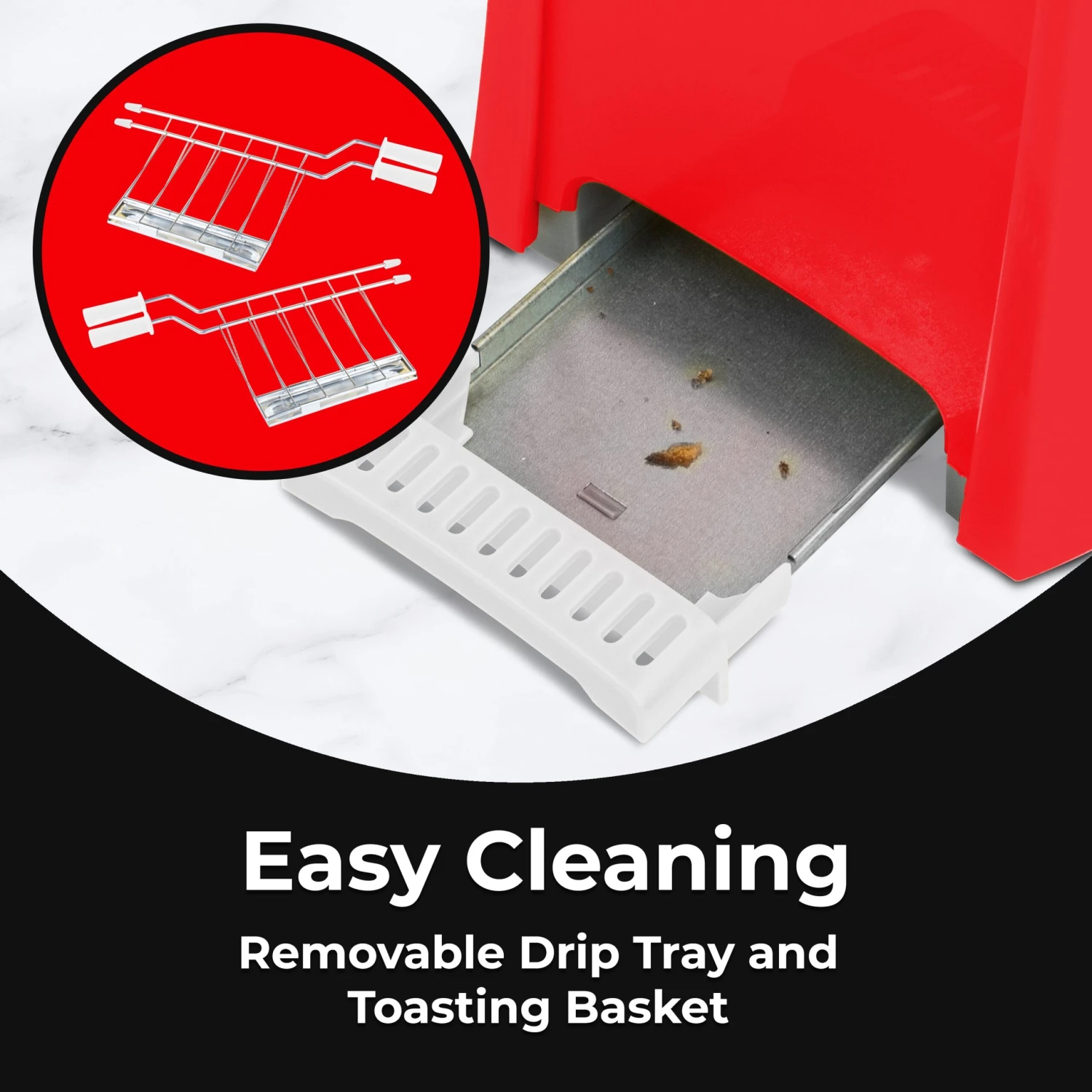 Coca-Cola® Grilled Cheese Toaster With Easy-Clean Toaster Baskets And Adjustable Toasting Dial 6 Coca-Cola® Grilled Cheese Toaster With Easy-Clean Toaster Baskets And Adjustable Toasting Dial - Image 6