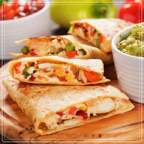 Taco Tuesday Deluxe 8-Inch 6-Wedge Electric Quesadilla Maker With Extra Stuffing Latch -Nostalgia Food TCTEQM8RD 05 scaled