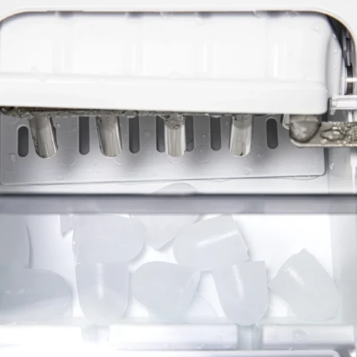 Thermostar 26-Pound Automatic Self-Cleaning Portable Countertop Ice Maker Machine With Handle -Nostalgia Food TSICEBHNSC26SL 06 scaled