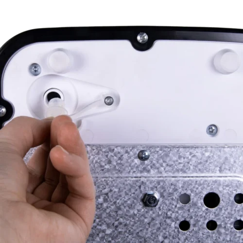 Thermostar 26-Pound Automatic Self-Cleaning Portable Countertop Ice Maker Machine With Handle -Nostalgia Food TSICEBHNSC26SL 08 scaled