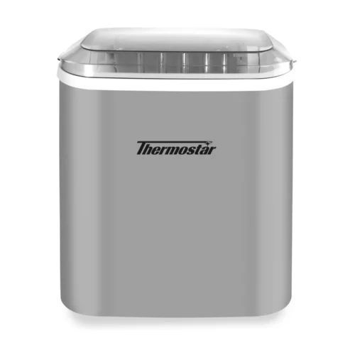 Thermostar 26-Pound Automatic Self-Cleaning Portable Countertop Ice Maker Machine -Nostalgia Food TSICEBNHSC26SL 03 scaled