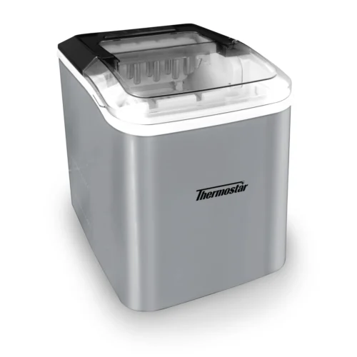 Thermostar 26-Pound Automatic Self-Cleaning Portable Countertop Ice Maker Machine -Nostalgia Food TSICEBNHSC26SL WN TS23 ALTHERO scaled