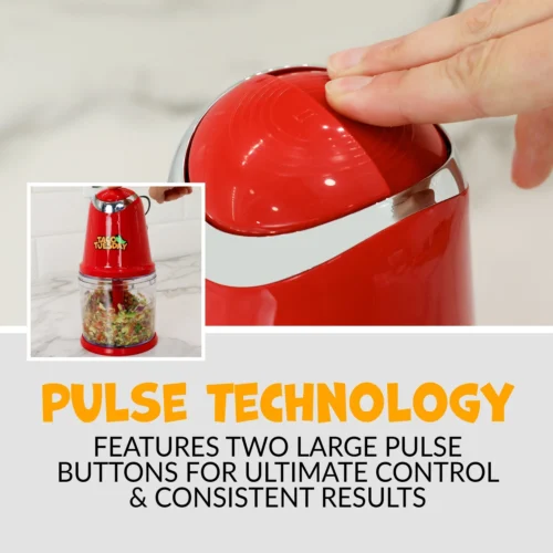 Taco Tuesday 2-Speed Salsa & Guacamole Chopper, 2 Cup Capacity -Nostalgia Food TTCHP2RD feature 04 scaled