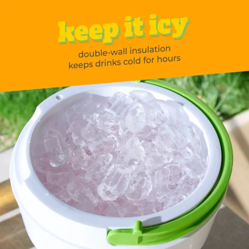 Taco Tuesday 1-Gallon AC/DC Tailgater Party Frozen Margarita & Slush Machine, Green -Nostalgia Food TTMSBINV1WG 03 KeepItIcy ad0809f8 206c 4bf8 9d10 fecf4f2203c1 scaled