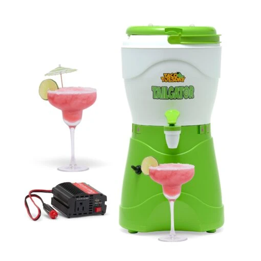 Taco Tuesday 1-Gallon AC/DC Tailgater Party Frozen Margarita & Slush Machine, Green