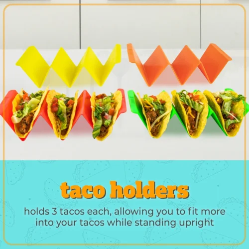 Taco Tuesday 9-Piece Taco Kit -Nostalgia Food TTTK4 TortillaHolderImage03 scaled
